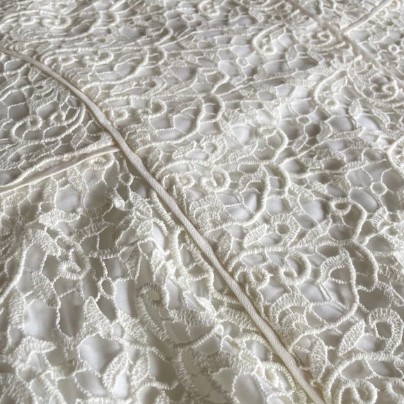 Rebecca Taylor Cream Lace Skirt - Picture 6 of 15